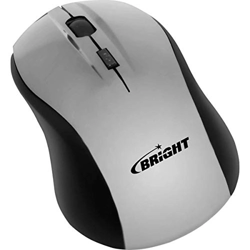 Mouse óptico E Wireless Suíça Preto Bright