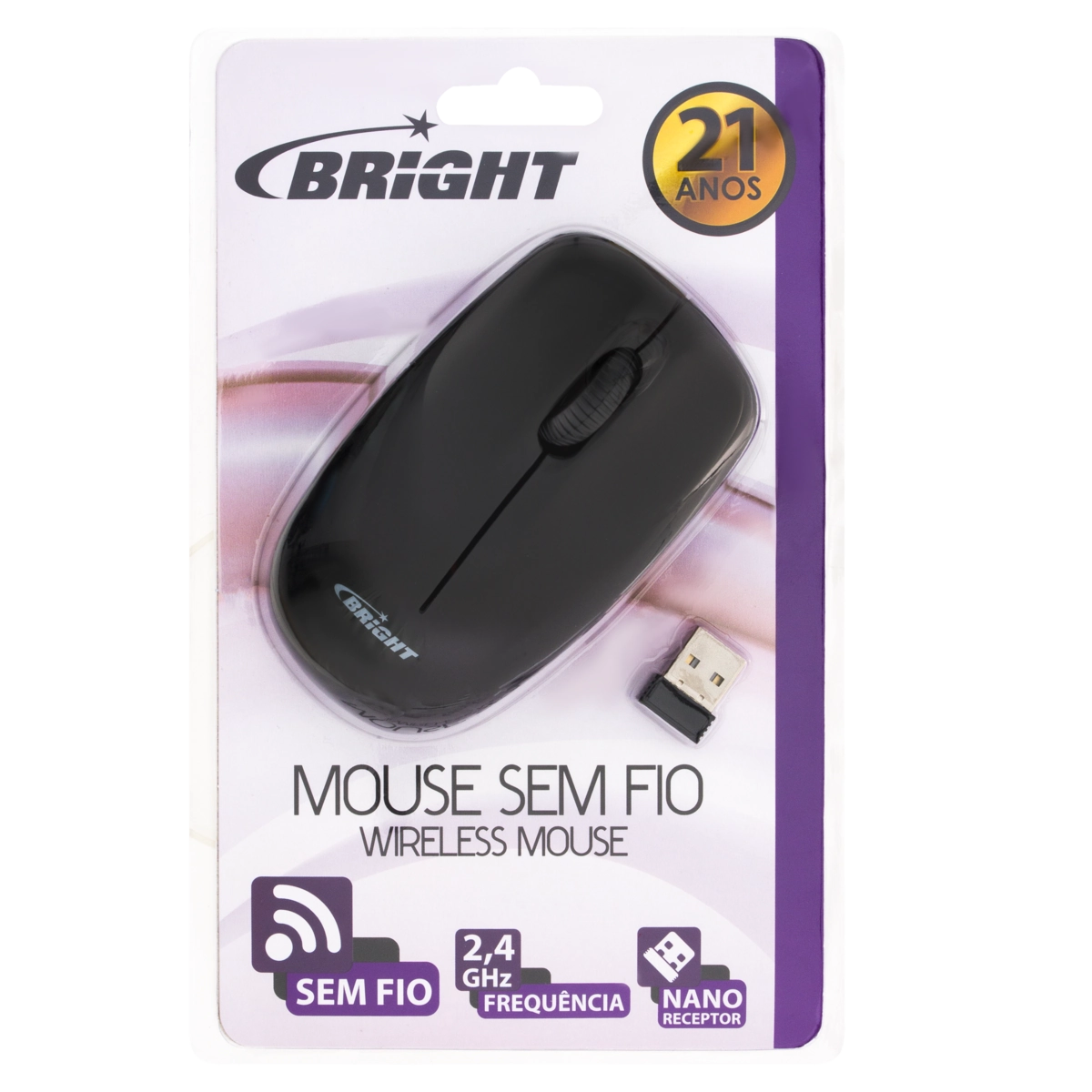 Mouse Sem Fio Bright