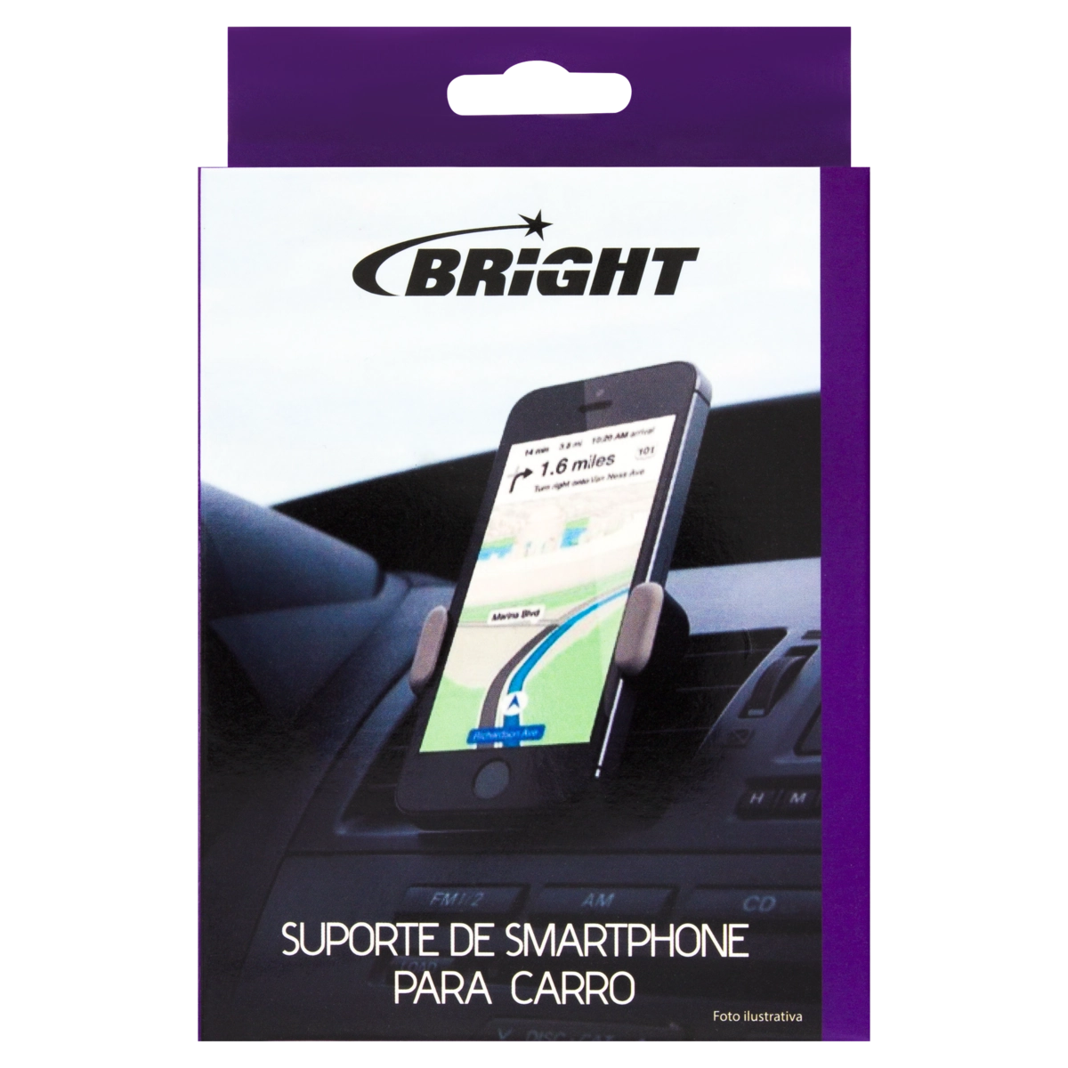 Suporte De Smartphone Para Carro Bright