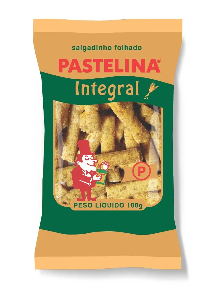 Salgadinhos Pastelina Integral 100g