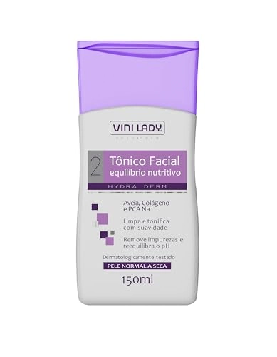 Tônico Facial Vini Lady Hydra Derm Equilíbrio Nutritivo Frasco 150ml