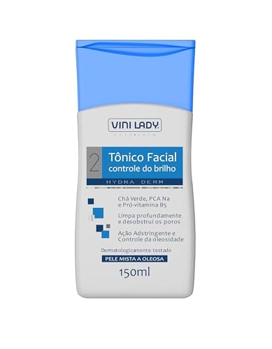 Tônico Facial Vini Lady Hydra Derm Controle Do Brilho Frasco 150ml