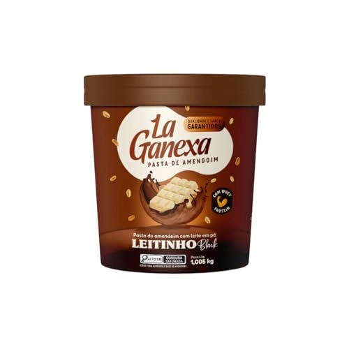Pasta De Amendoim Leitinho Black C/whey La Ganexa 450g