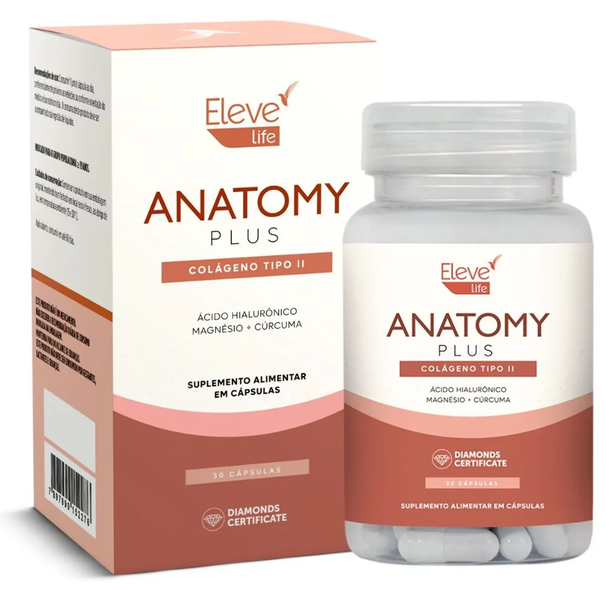 Anatomy Plus - articulações, cartilagens, ossos e inflamações - 30 dias - 30 cápsulas + E-book