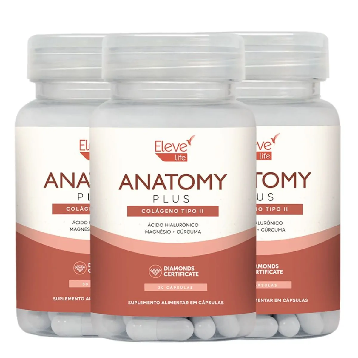 Anatomy Plus - articulações, cartilagens, ossos e inflamações - 90 dias - 90 cápsulas + E-book
