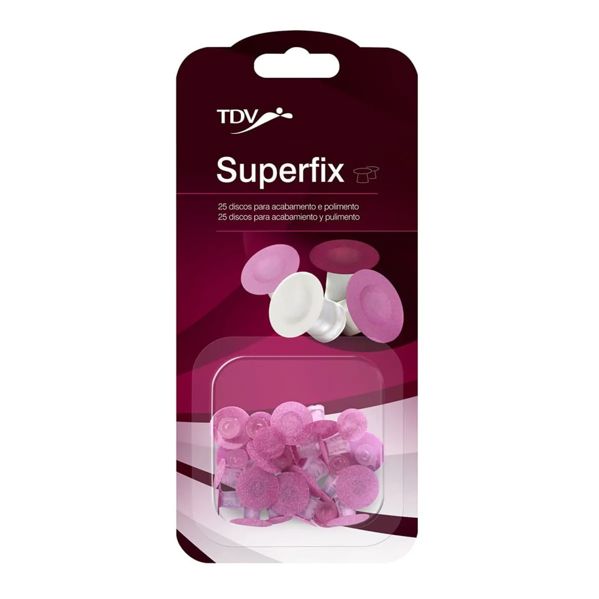 Disco de Lixa Superfix Fina com 25 + Mandril - TDV - Disco de Lixa Superfix Fina com 25 + Mandril Re