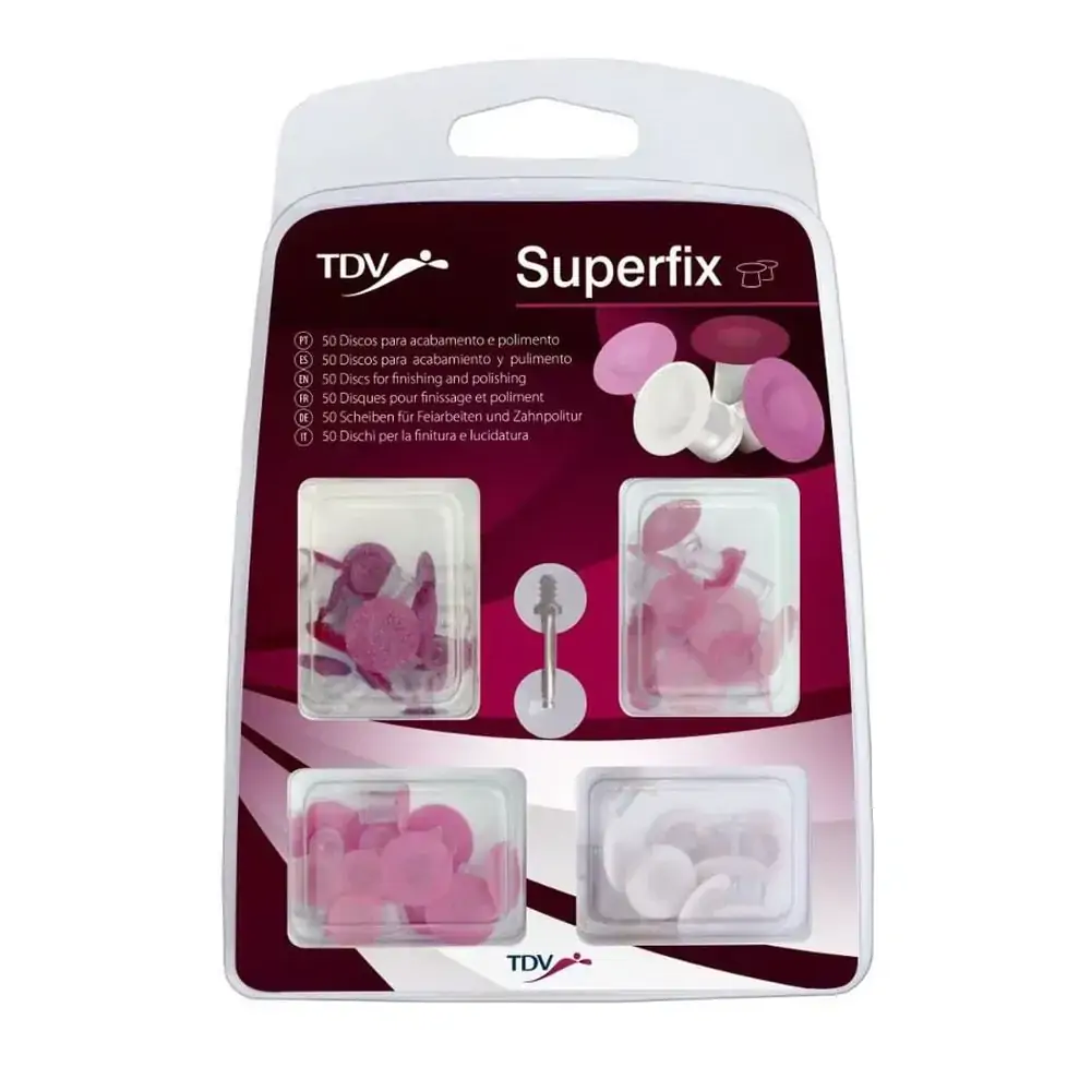 Disco de Lixa Superfix Sortido com 50 + Mandril - TDV - Disco de Lixa Superfix Sortido com 50 + Mand