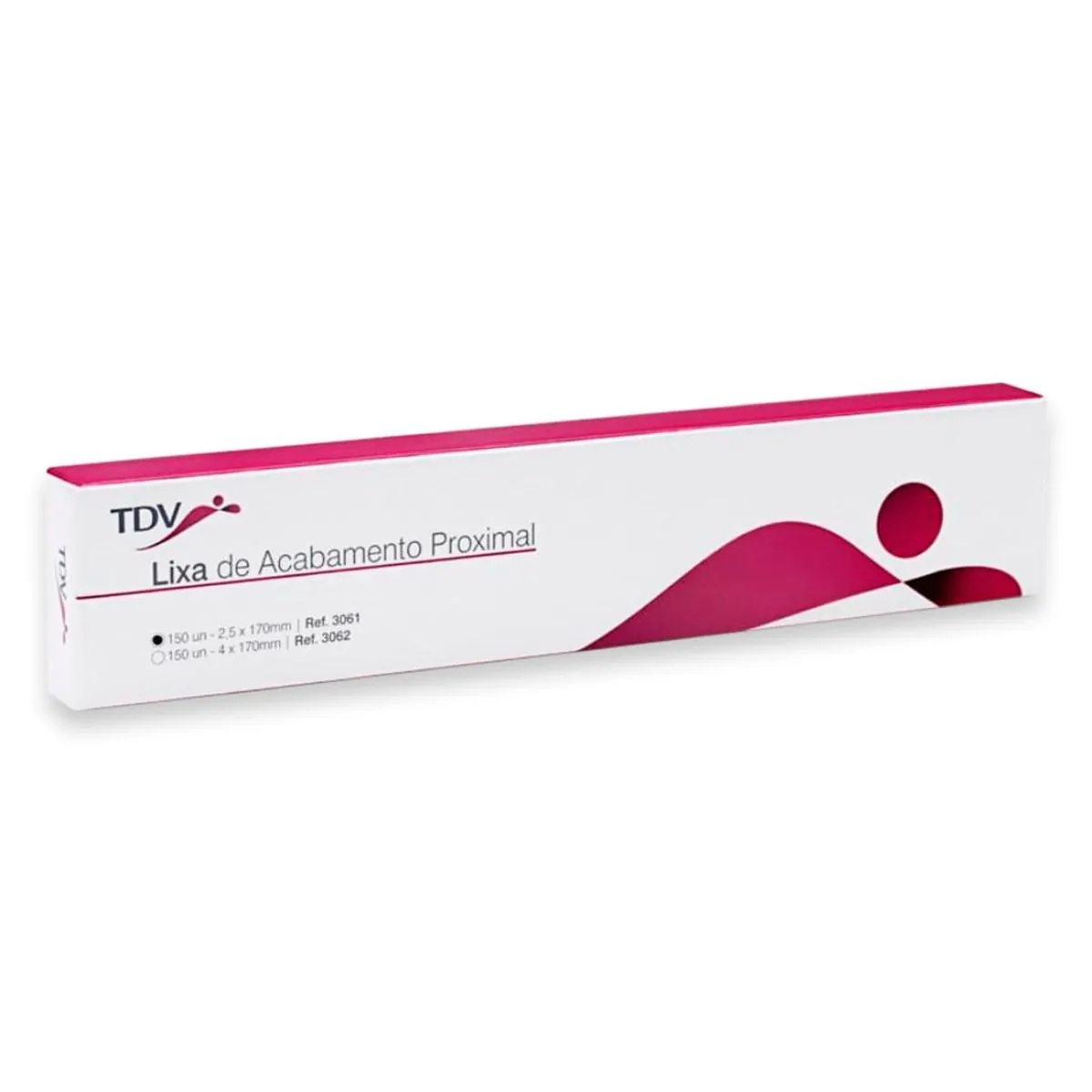 Tira de Lixa de Poliéster para Acabamento Proximal com 150 2.5mm - TDV