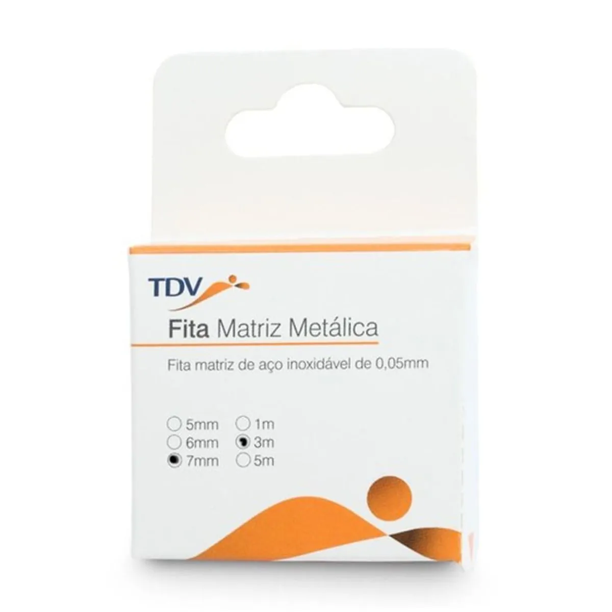Fita Banda Matriz Metálica 7mm-3mts - TDV
