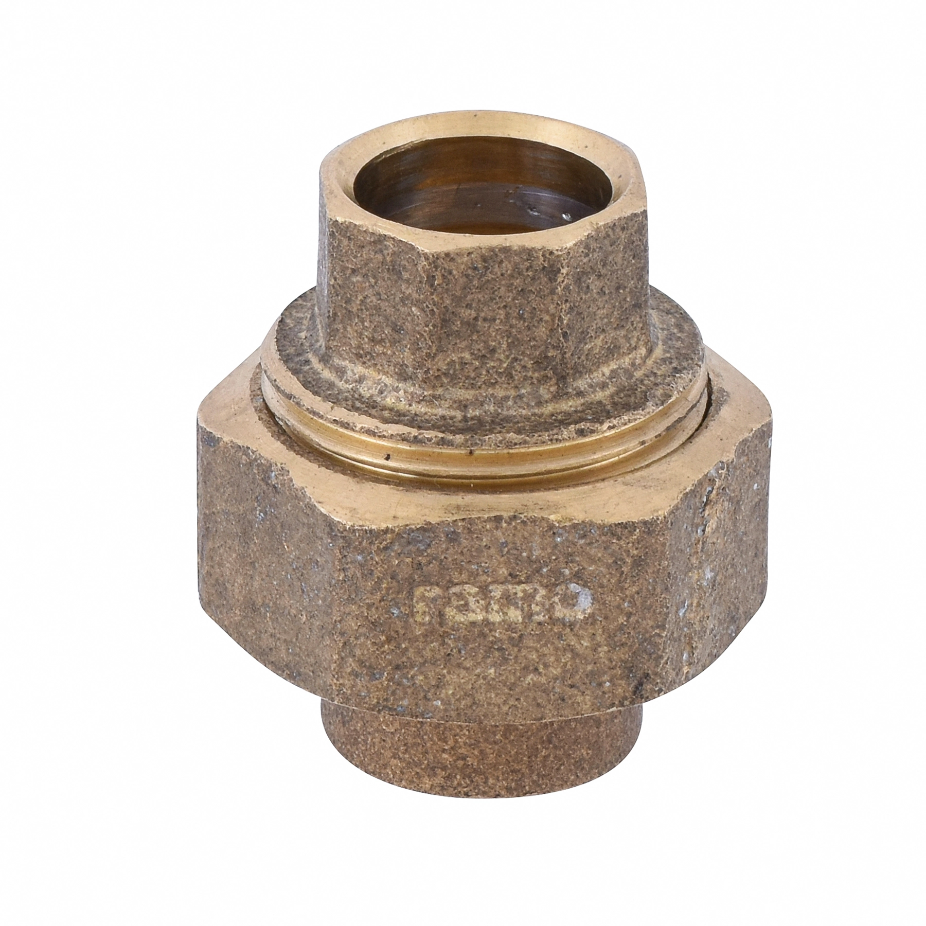 União Latão Liso Água Quente e Fria 15mm ou 1/2" Ramo
