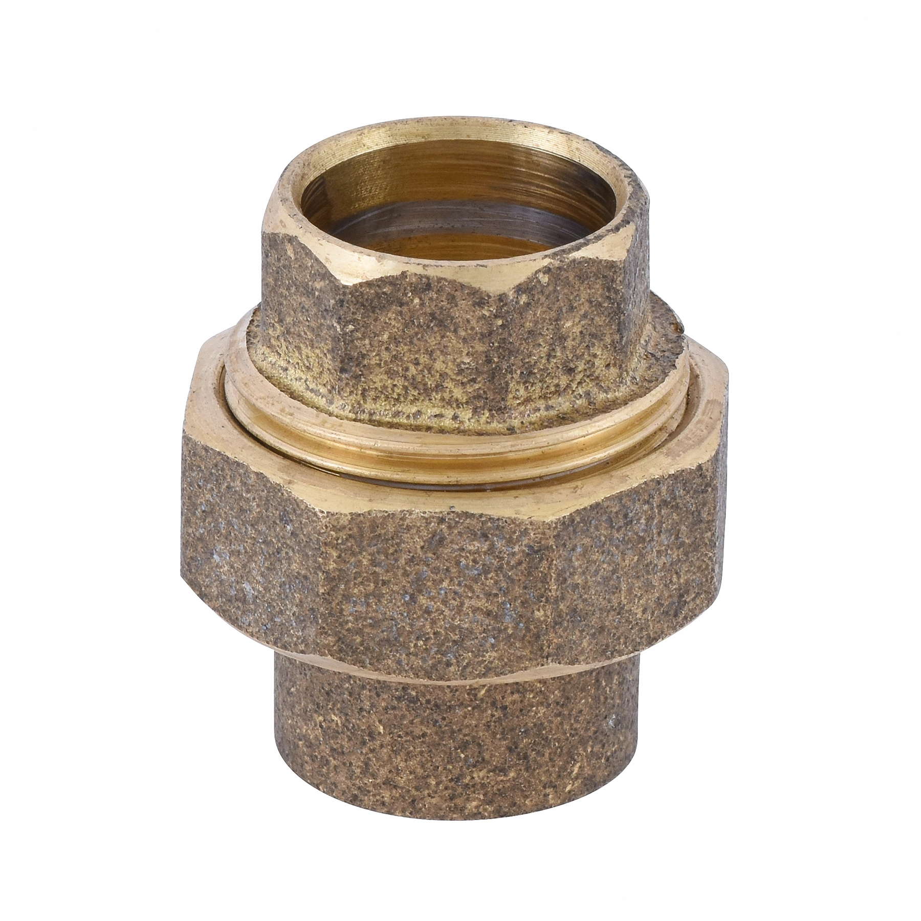 União Latão Liso Água Quente e Fria 22mm ou 3/4" Ramo