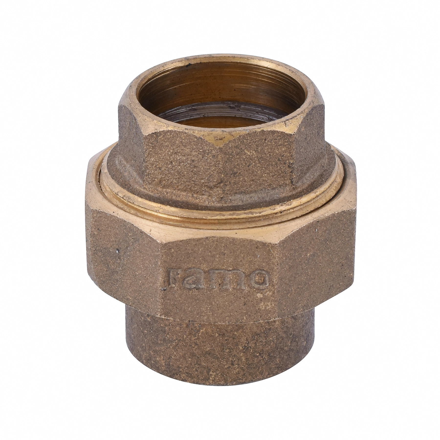 União Latão Liso Água Quente e Fria 28mm ou 1" Ramo