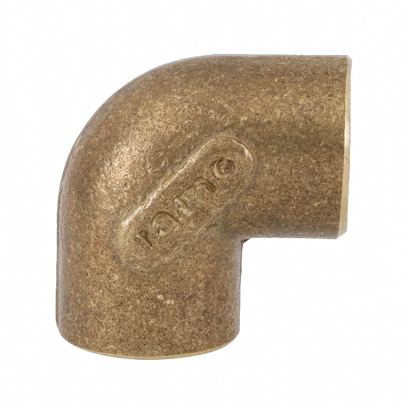 Joelho 90° Latão Liso Água Quente e Fria 22mm ou 3/4" Ramo