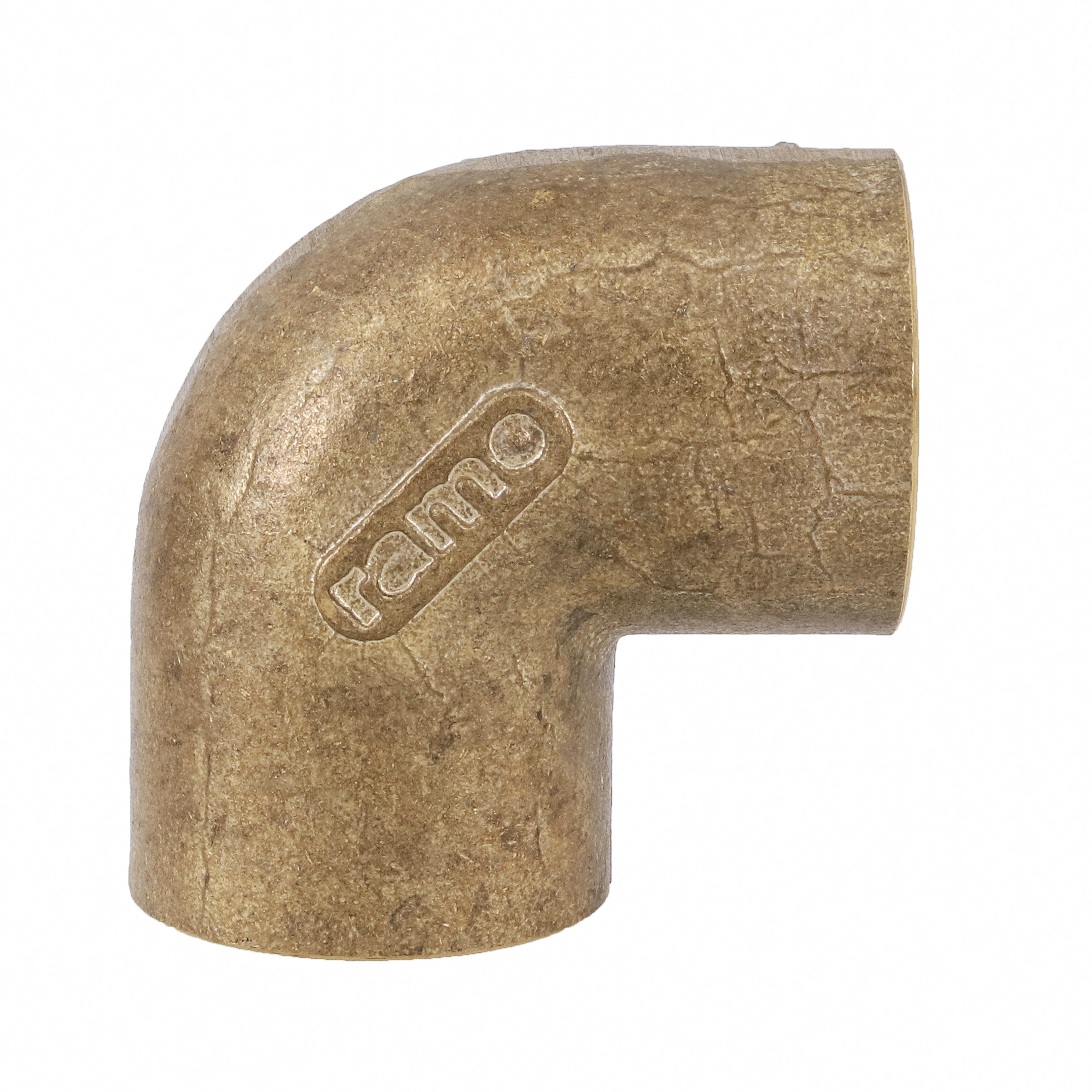 Joelho 90° Latão Liso Água Quente e Fria 42mm ou 1.1/2" Ramo