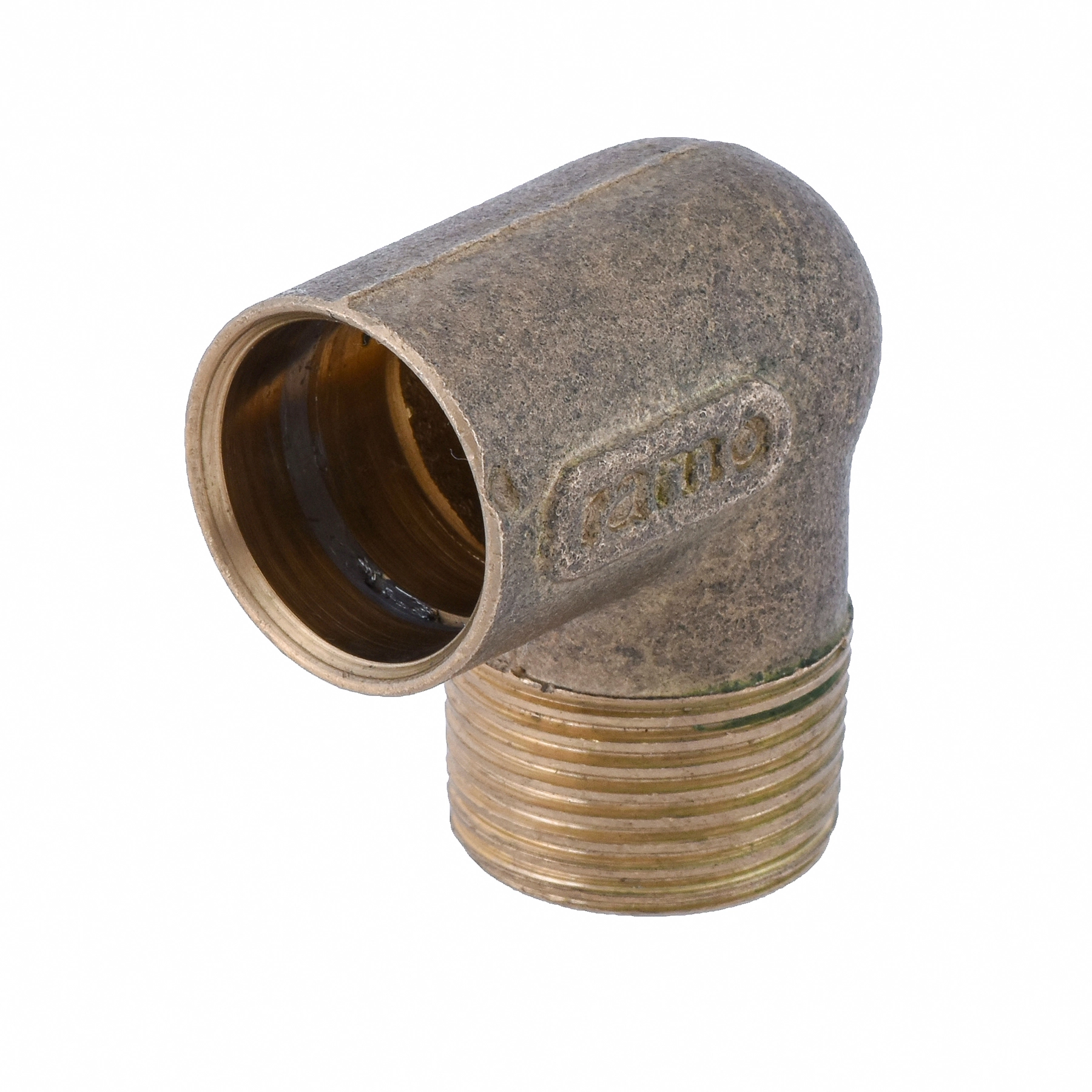 Joelho 90° Latão Roscável e Liso Água Quente e Fria 22mm ou 3/4" Ramo