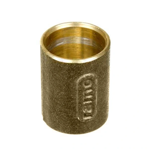Luva Passante Latão Liso Água Quente e Fria 22mm ou 3/4" Ramo