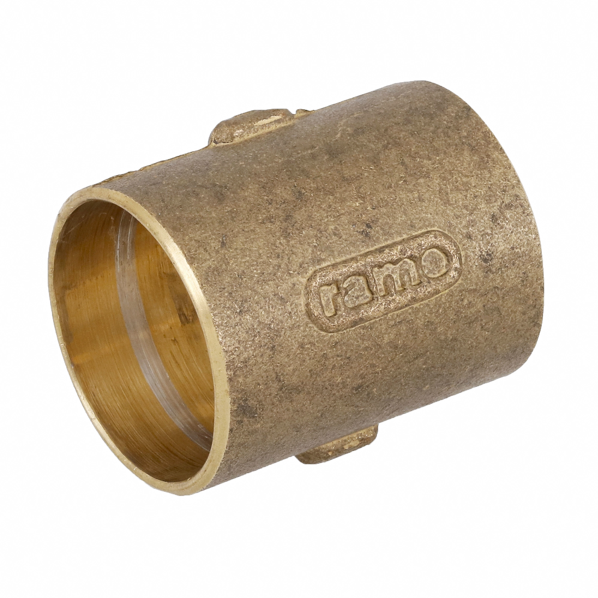 Luva Latão Liso Água Quente e Fria 42mm ou 1.1/2" Ramo