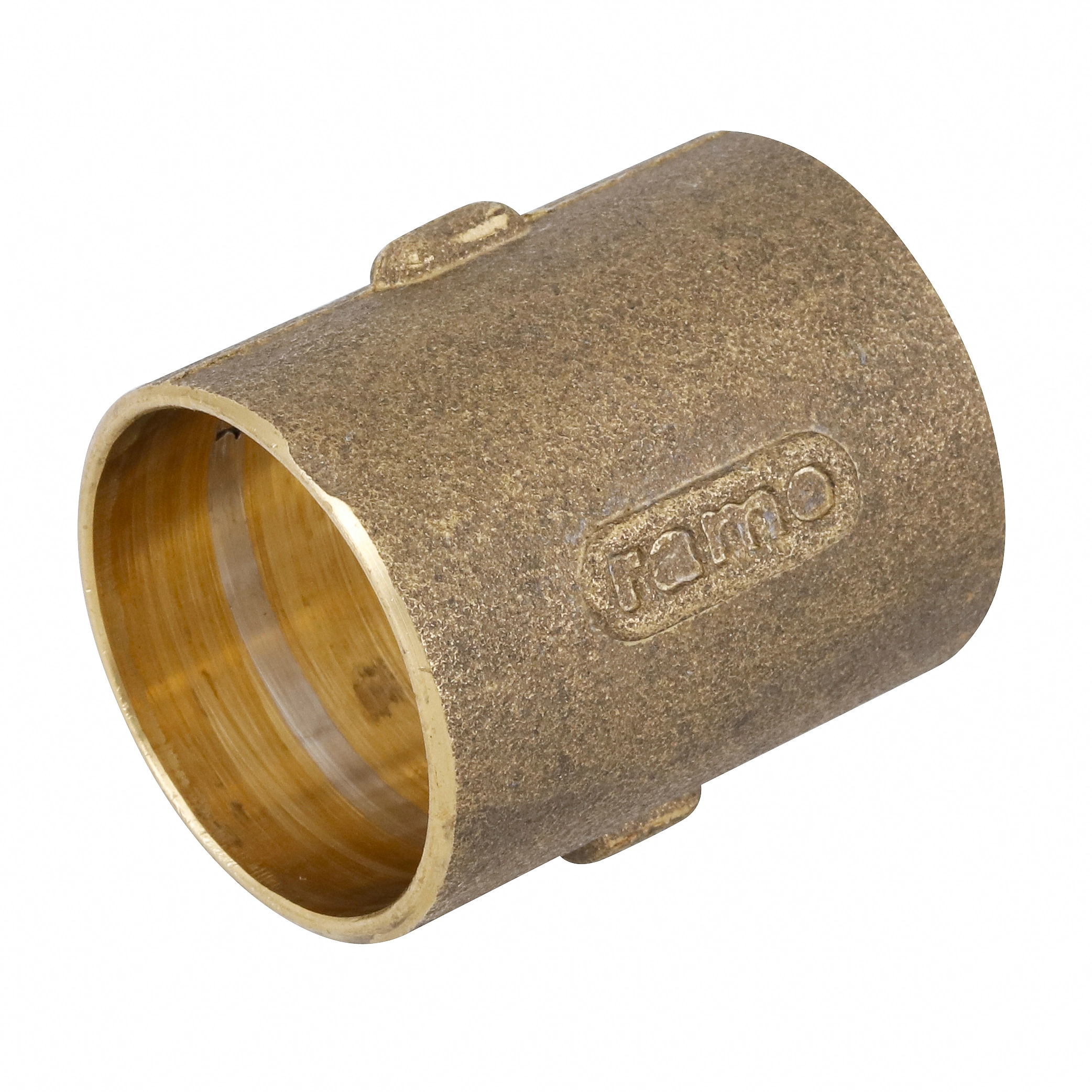 Luva Passante Latão Liso Água Quente e Fria 42mm ou 1.1/2" Ramo