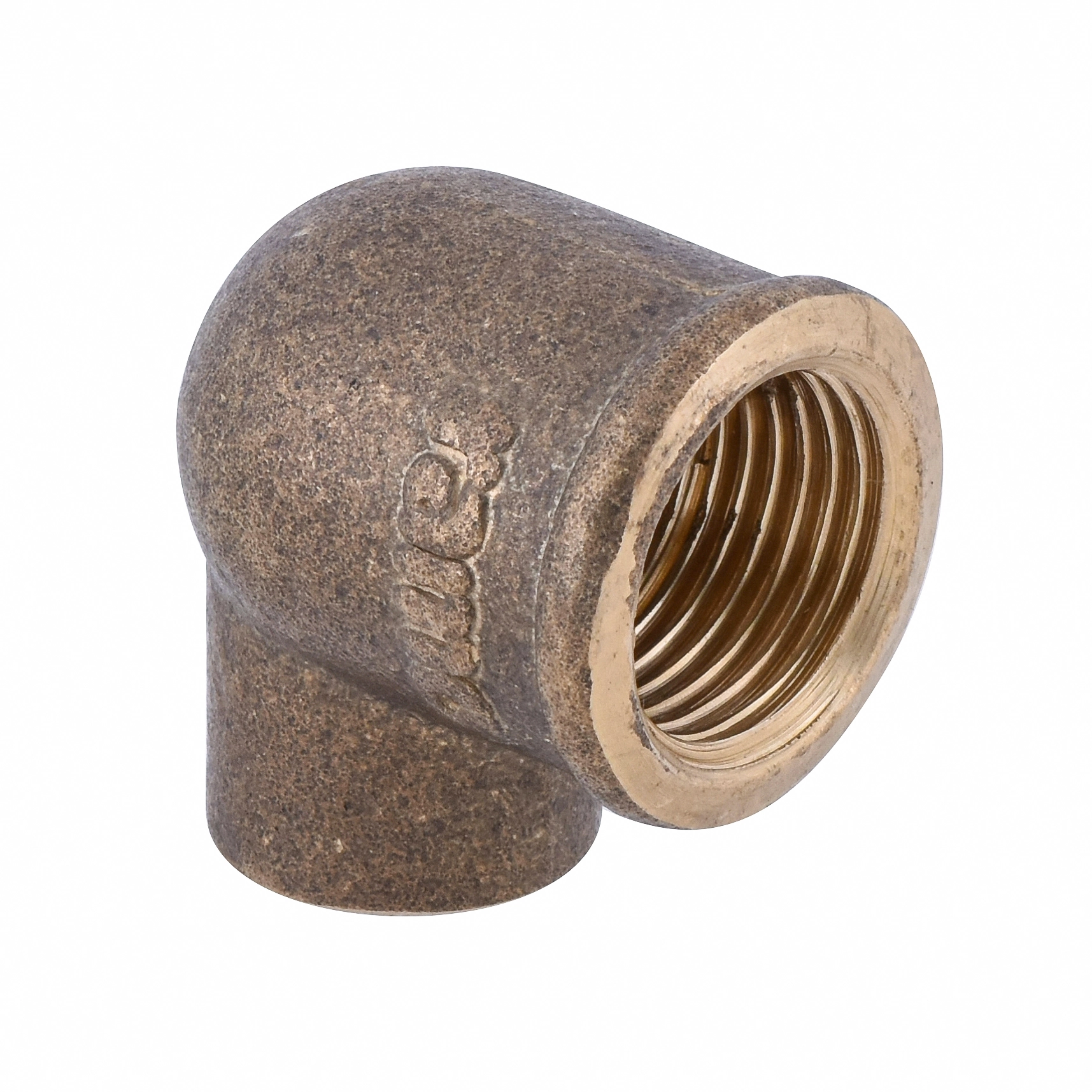 Joelho 90° Latão Roscável e Liso Água Quente e Fria 15mm ou 1/2" Ramo