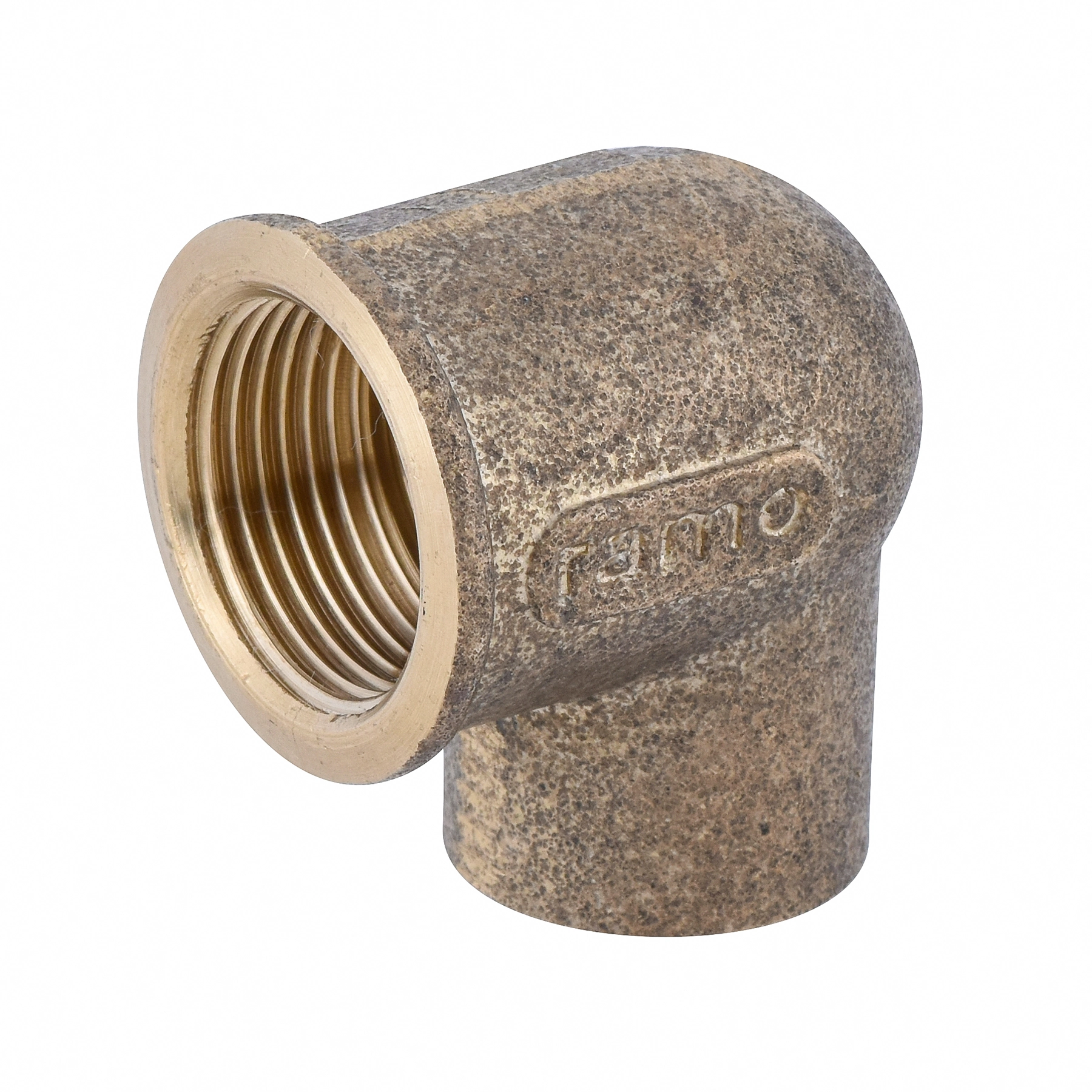 Joelho 90° Latão Roscável e Liso Água Quente e Fria 22mm ou 3/4" Ramo
