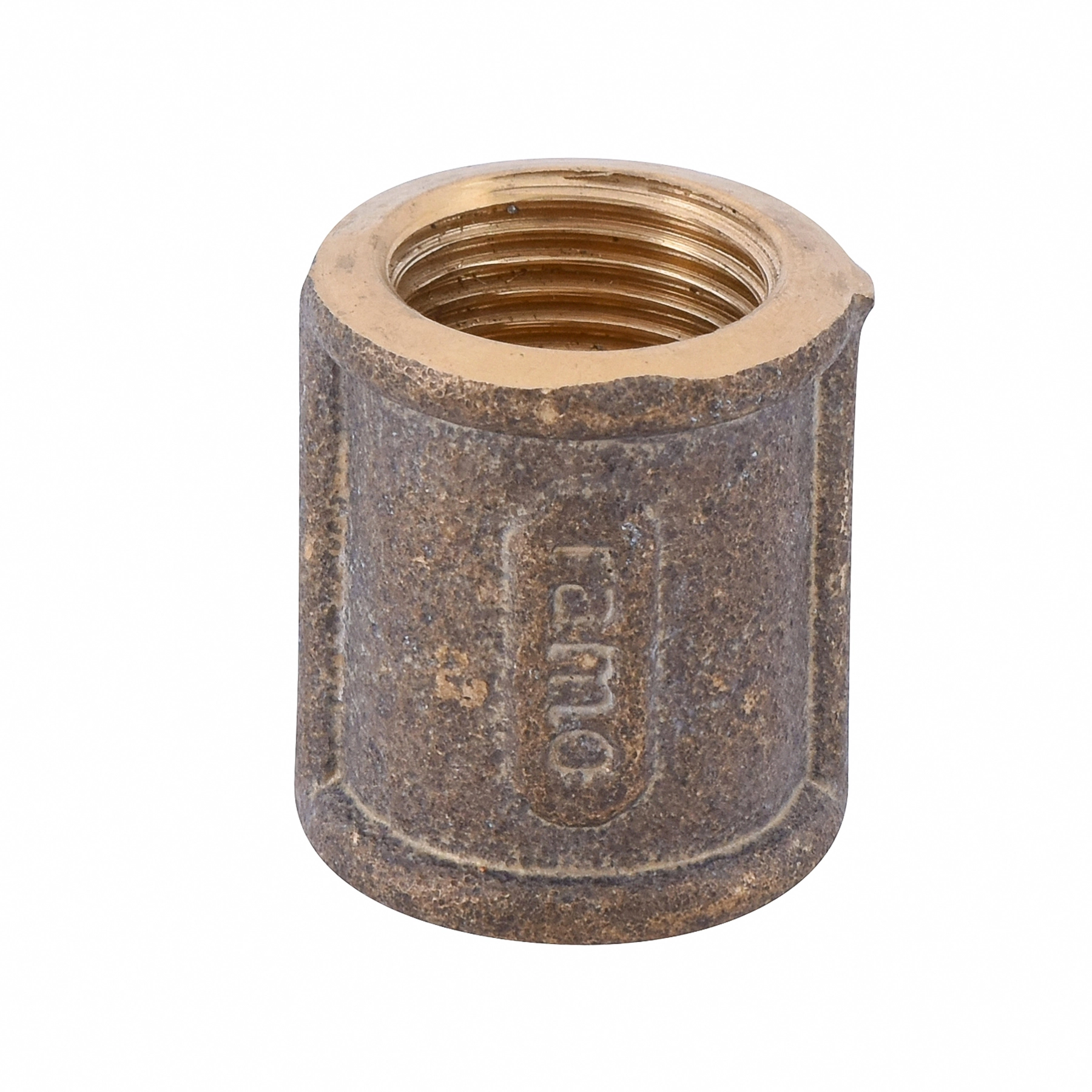 Luva Latão Roscável Água Quente e Fria 15mm ou 1/2" Ramo