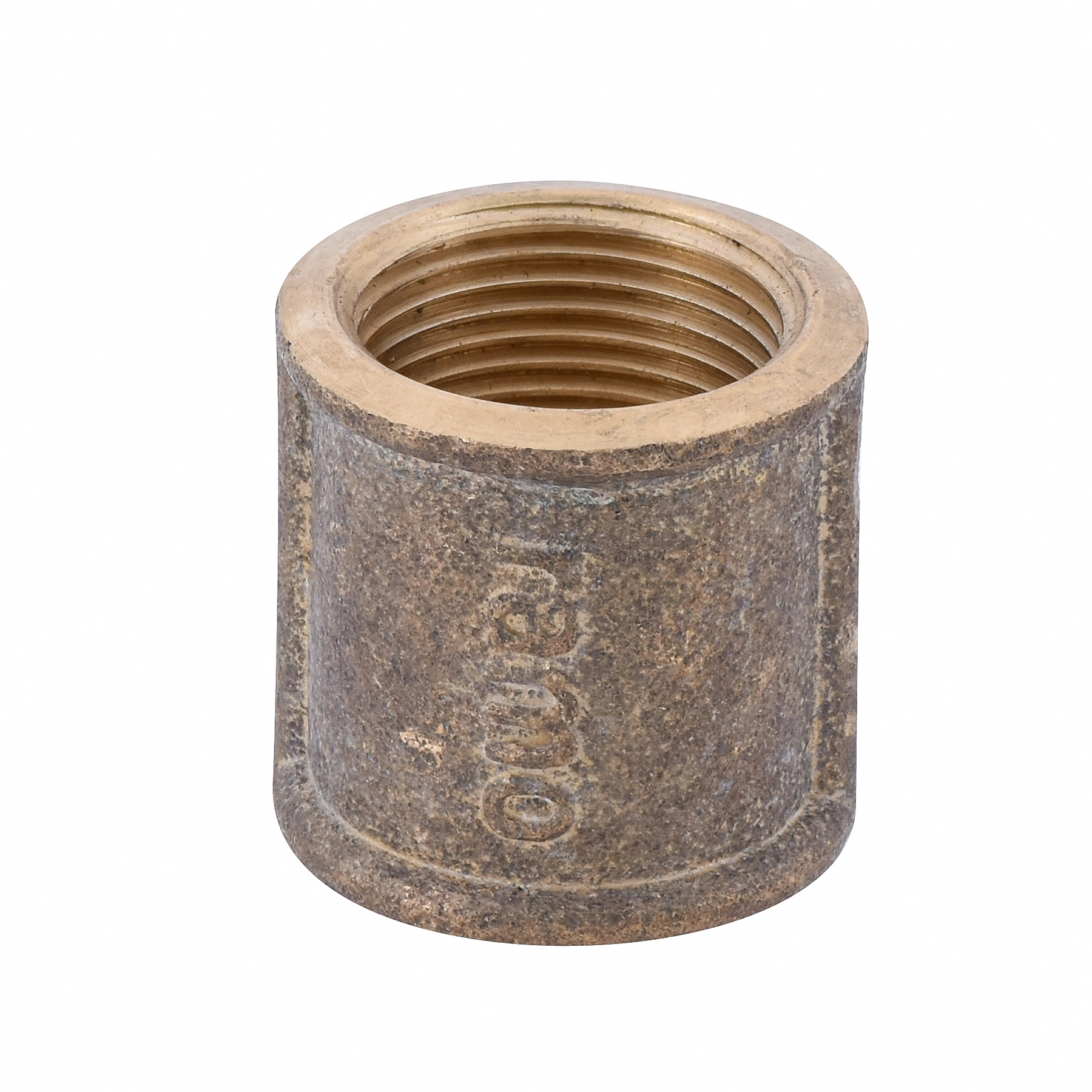 Luva Latão Roscável Água Quente e Fria 22mm ou 3/4" Ramo