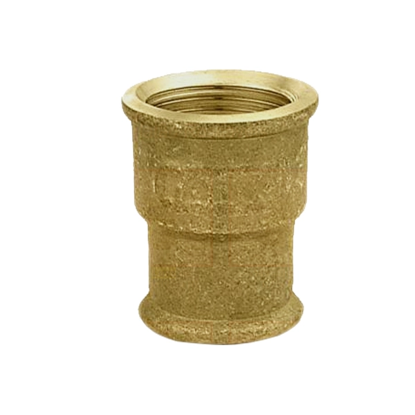 Luva de Redução Latão Roscável Água Quente e Fria 22x15mm ou 3/4"x1/2" Ramo