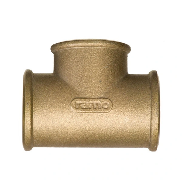 Tê 90° Latão Roscável Água Quente e Fria 42mm ou 1.1/2" Ramo