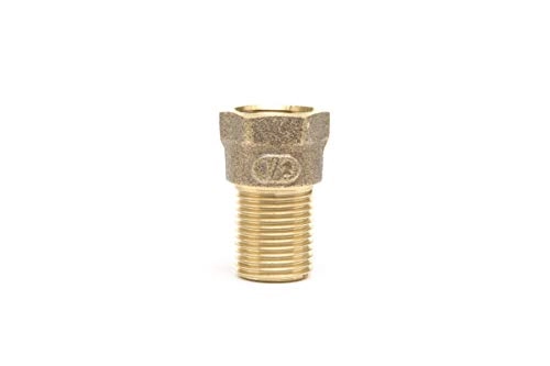Extensão em Latão 40 Mm Rosca Fêmea ½ E Rosca Macho ½