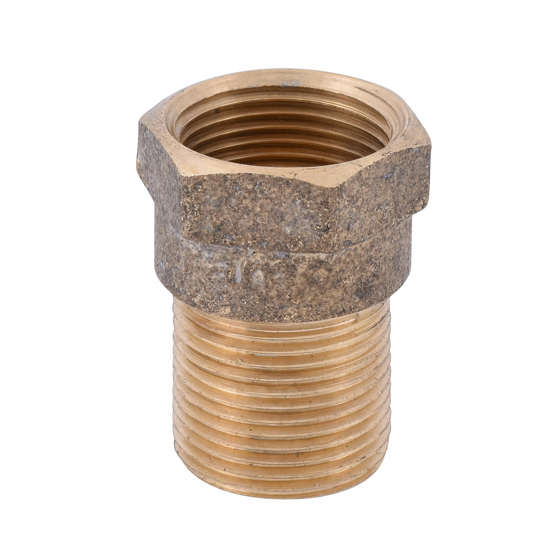 Extensão Média Latão Roscável Água Quente e Fria 22mm ou 3/4" Ramo