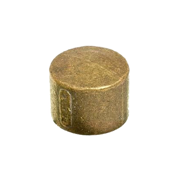Tampão Latão Liso Água Quente e Fria 42mm ou 1.1/2" Ramo