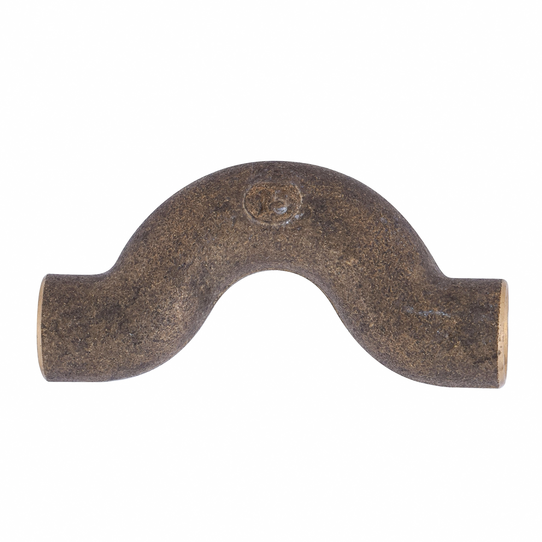 Curva de Transposição Latão Liso Água Quente e Fria 15mm ou 1/2" Ramo