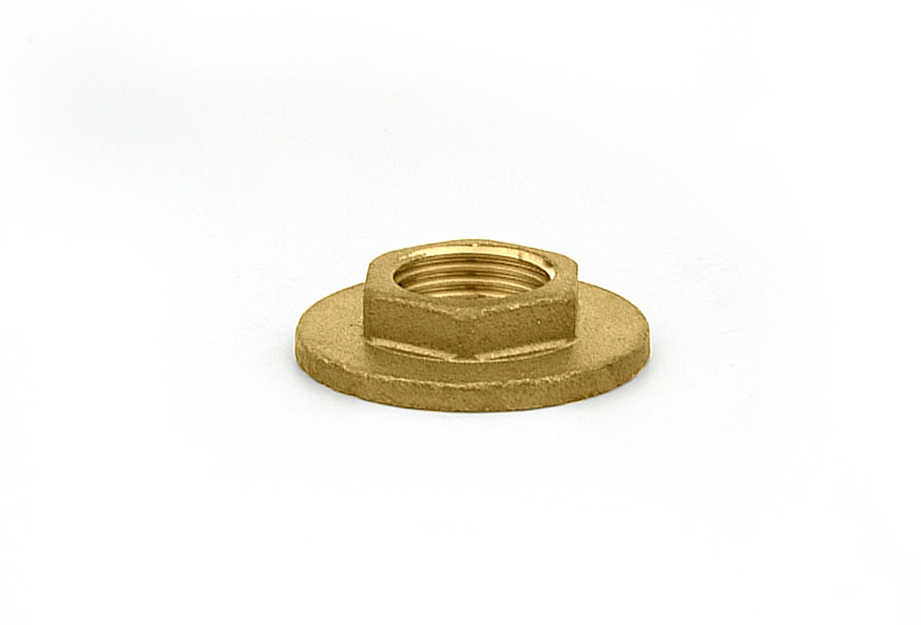 Flange Latão Roscável Água Quente e Fria 28mm ou 1" Ramo