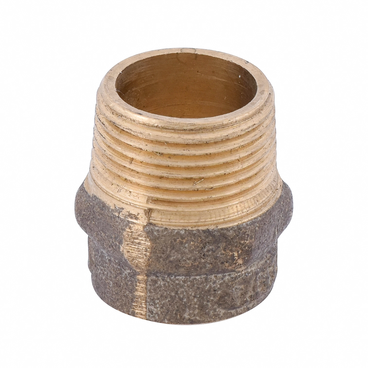 Conector Macho Latão Roscável e Liso Água Quente e Fria 22mm ou 3/4" Ramo