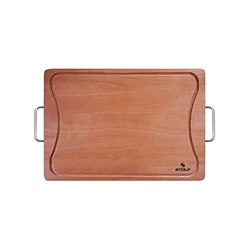 Tabua Tabua Madeira C/cabo Inox 44x30cm Stolf