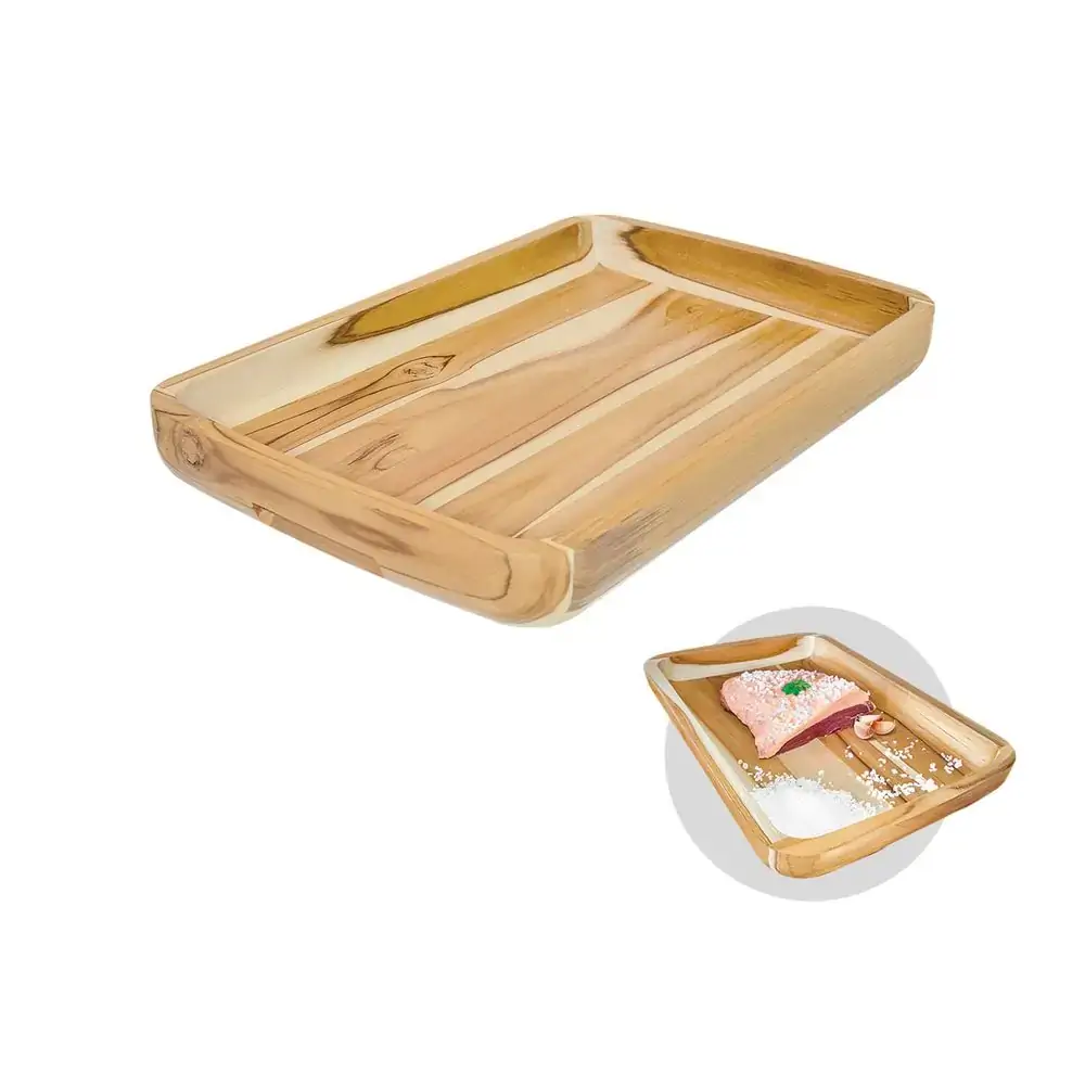 Gamela P/churrasco Stolf Teca 47x31cm
