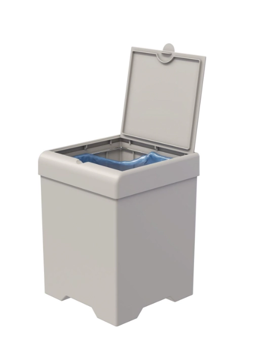 Lixeira Smile 5,4l Areia Ref 1