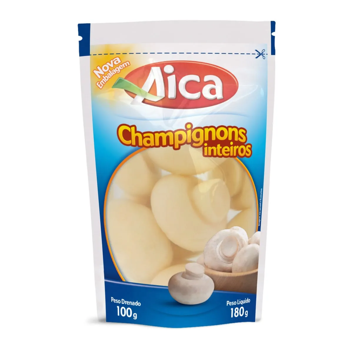 Champignon Inteiro Aica 100 g