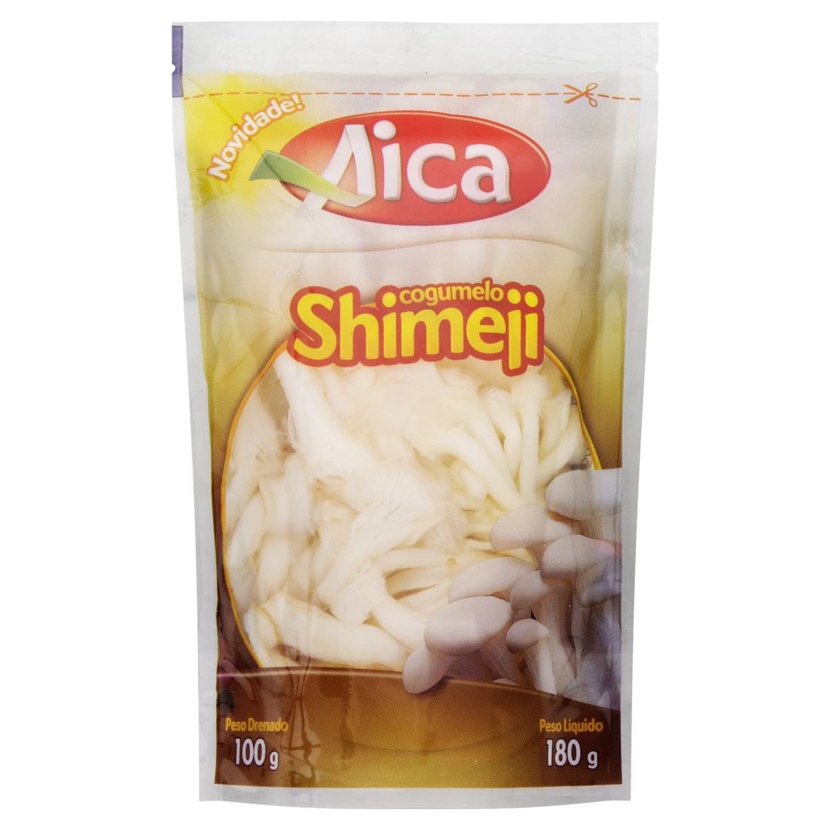 Cogumelo Shimeji Em Conserva Aica Sachê 100g