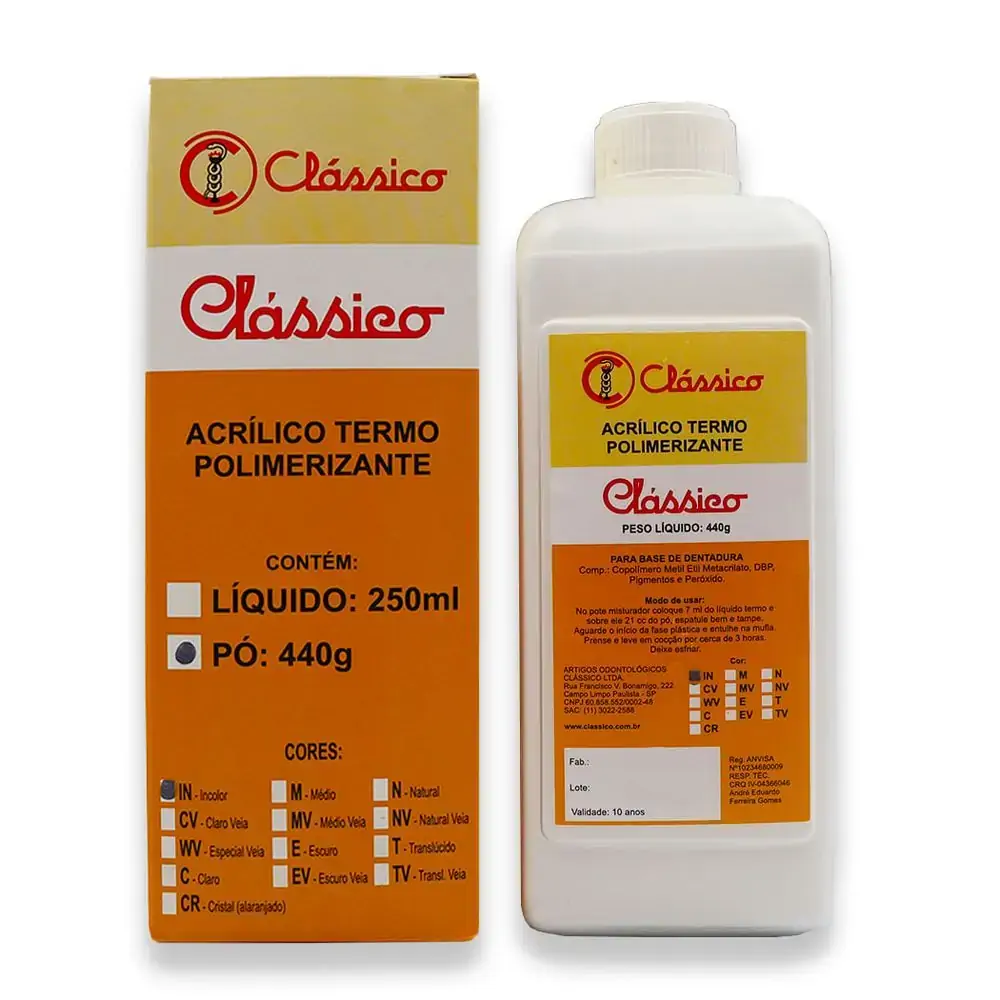 Clássico Pó 440gr - Clássico - Clássico Pó Incolor 440gr - Clássico