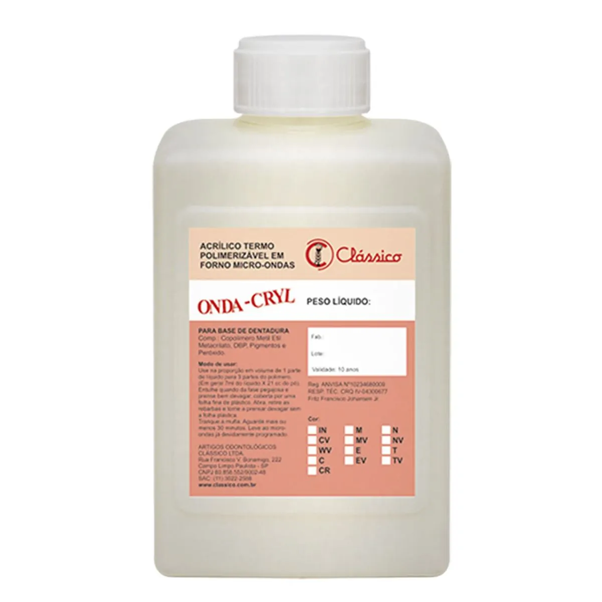 Onda Cryl 1Kg - Clássico - Onda Cryl 1 kilo Escuro Veia - Classico