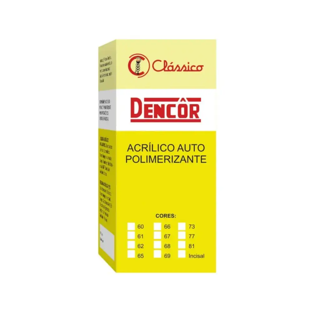 Resina Acrílica Dencôr Líquido - Clássico - 25.6633