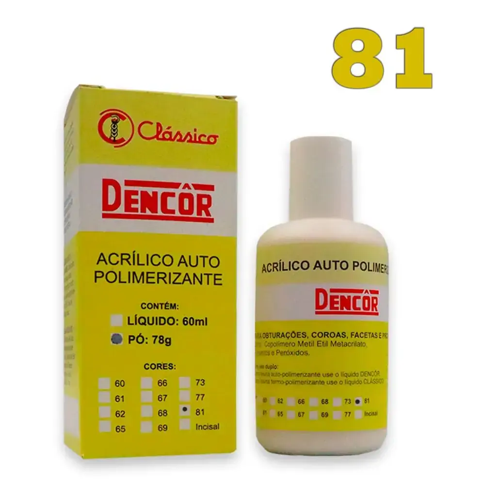 Dencôr Pó 78g - Clássico - Dencôr Pó 78g 81 - Clássico