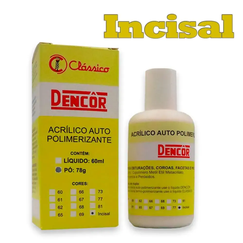 Dencôr Pó 78g - Clássico - Dencôr Pó 78g Incisal - Clássico