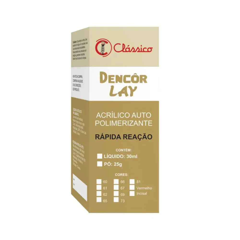 Resina Dencôr Lay Pó - Classico - 69 (Cód. 25.8822)