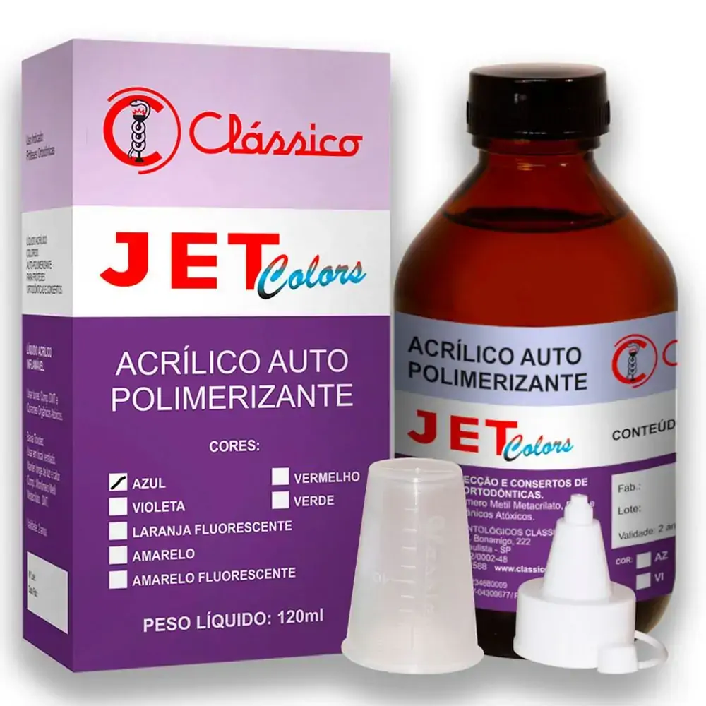 Jet Colors 120Ml - Classico - Jet Colors 120Ml Azul Classico