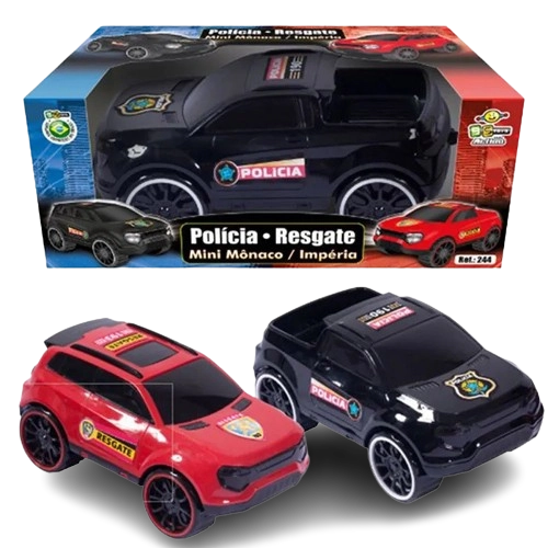 Brinq. Carro Policia Resgate Toys