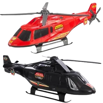 Helicoptero Policia Resgate Bs Toys 1un