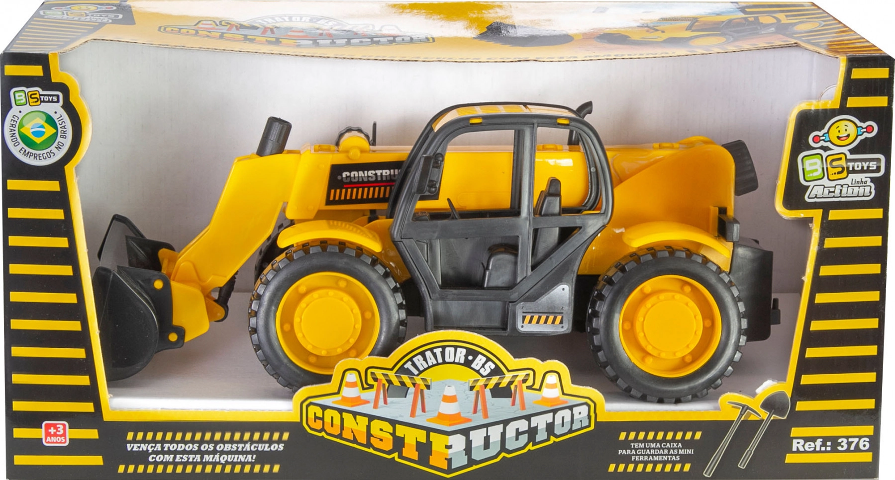 Brinquedo Carro Trator Bs Construtor