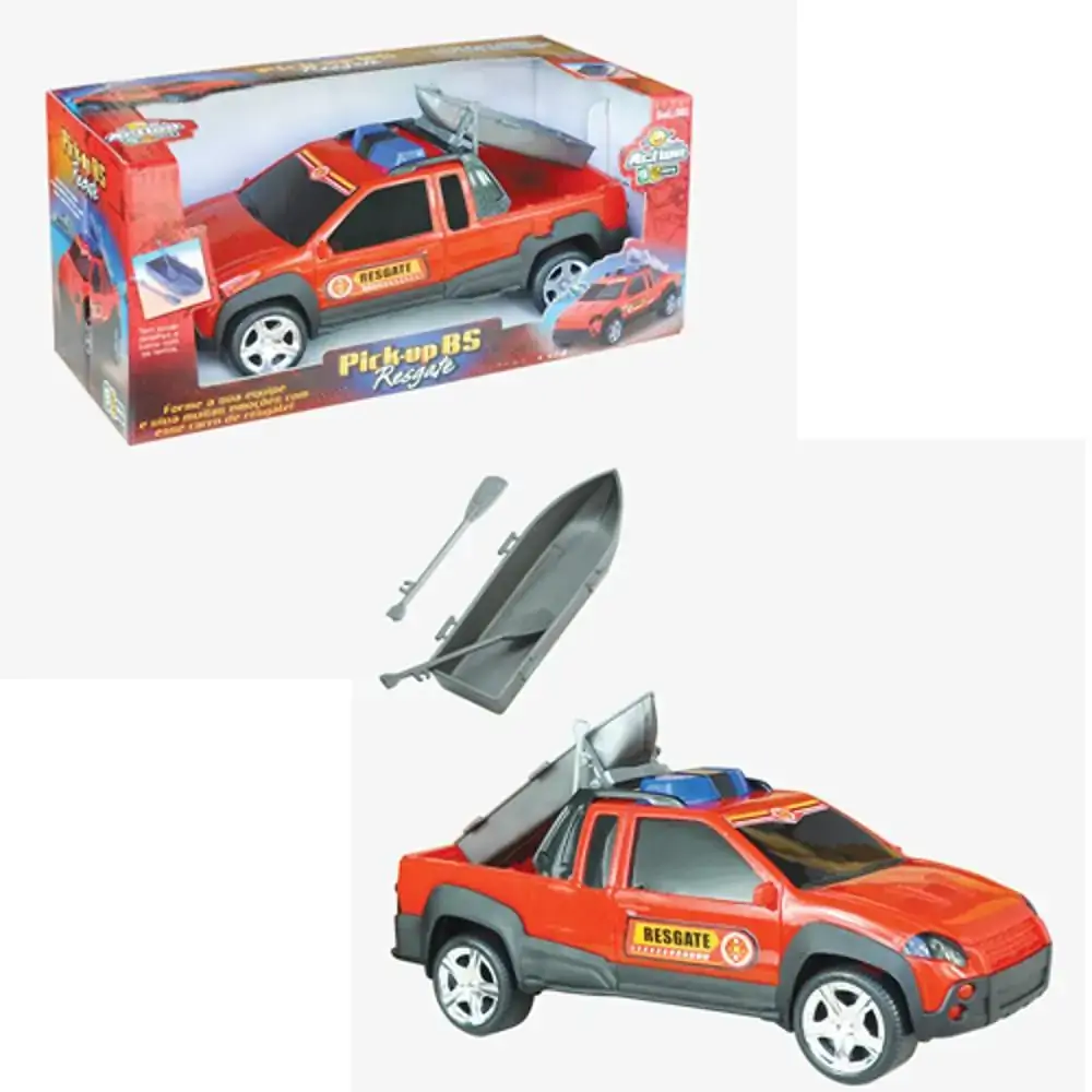 Brinquedo Carro Pick Up Power Resgate